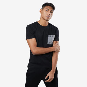 Calvin Klein pánské černé tričko Contrast Pocket - XL (99)
